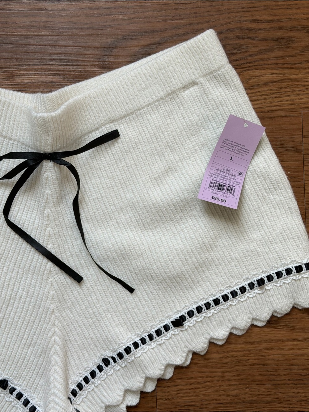 Wild Fable off-white micro short